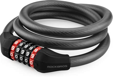 Amazon ROCKBROS Specialized Bike Lock Cable 5 Digit Bike Lock