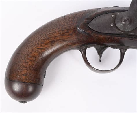 Us Model 1836 R Johnson Flintlock Pistol