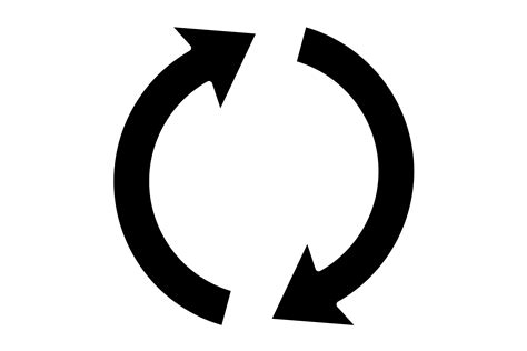 Circular Arrow Glyph Icon Graphic By Mahi Icons Creative Fabrica