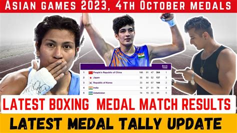 Gold Medal Or Silver Medal Women Boxing Results L Latest Medal Tally