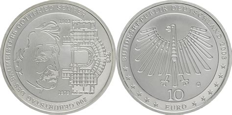 Bundesrepublik Deutschland 10 Euro 2003 G Zum 200 Geburtstag Des