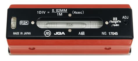 Fla Precision Flat Bubble Level Jis A Grade Niigata Seiki