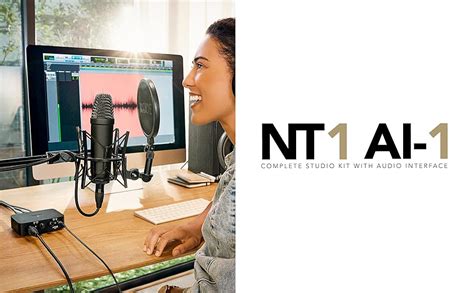 RØDE Complete Studio Kit with NT1 Studio Condenser Microphone AI 1