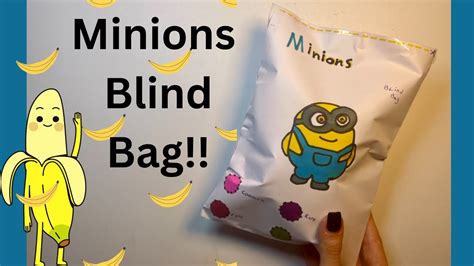 Minions Blind Bag Asmr Satisfying Opening Blind Bag Paper Diy