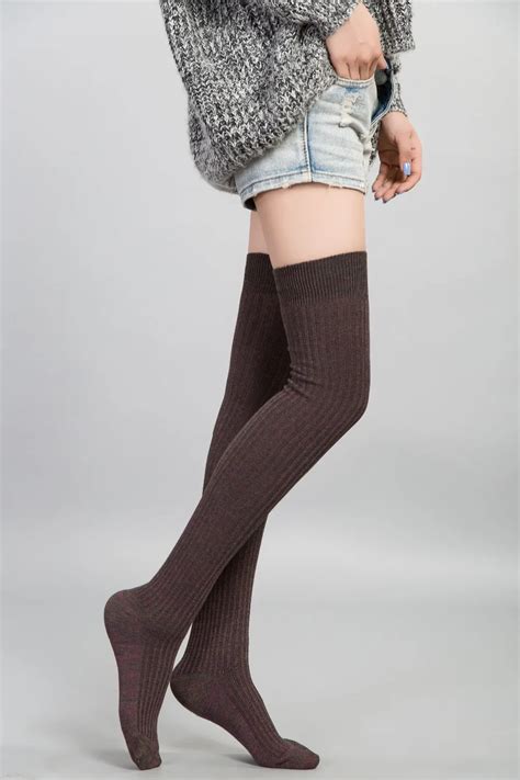 Feishilianyu Knitting Tight Stockings For Women Fashion Lady Winter