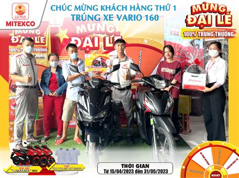 Chúc mừng khách hàng đầu tiên MUA XE TRÚNG XE tại MITEXCO