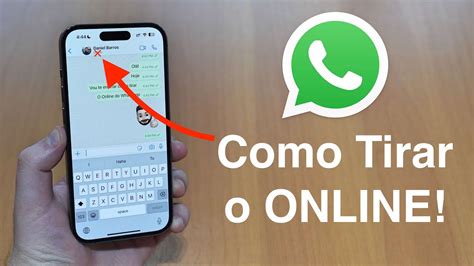 Como Tirar O ONLINE Do WhatsApp YouTube