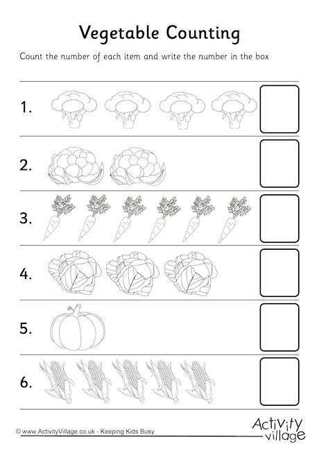 Vegetable Counting 2