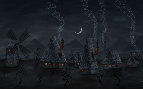 Halloween Town Wallpapers - Wallpaper Cave