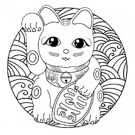 Mandalas De Gatos Para Colorear F Ciles Y Coloreados