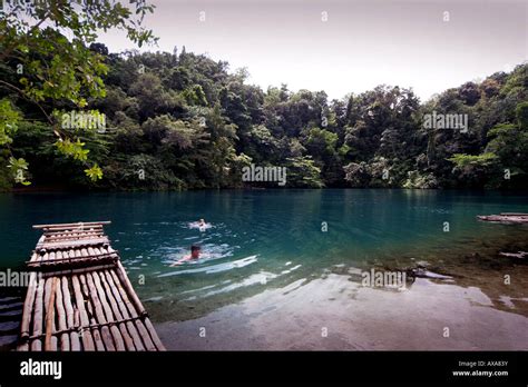 Blue Lagoon near Port Antonio Jamaica Stock Photo - Alamy