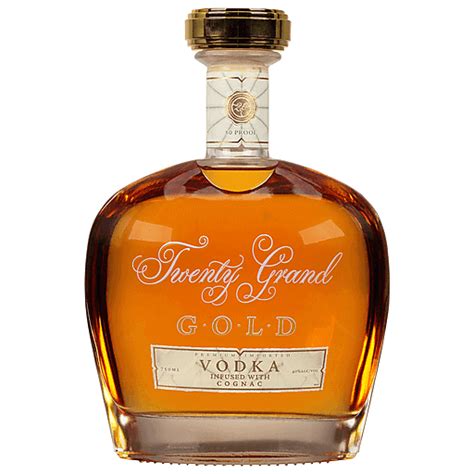 Twenty Grand Gold Infused With Cognac Vodka 750 Ml Licor Selectos