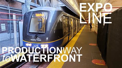 Complete Real Time Skytrain Ride Expo Line From Production Way