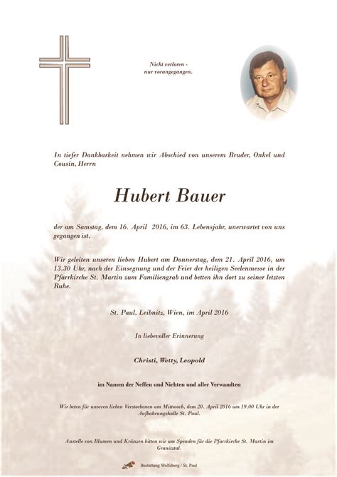 Parte F R Hubert Bauer Pax Requiem