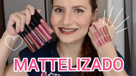 Novo Batom Líquido Mattelizado Avon Coleção Glow YouTube