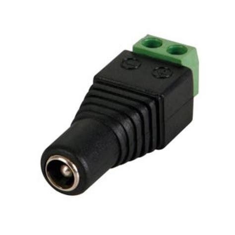 Dc Power Jack Female Connector With Pin Screw Terminal X Mm