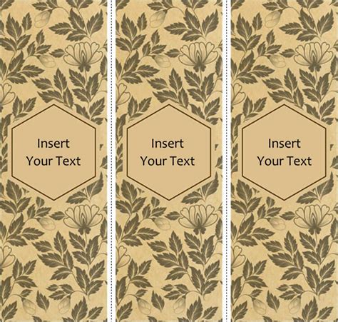 40 Bookmarks Templates Free Microsoft Word Markmeckler Template Design