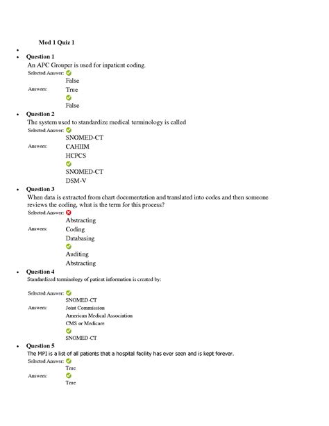 SOLUTION HIM1103 Rasmussen Module 1 Coding Foundations ICD 10 CM Code