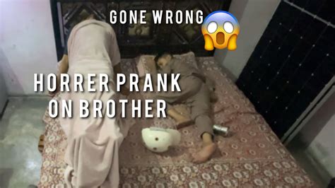 Chote Bhai K Sath Kiya Horrer Prank Gone Wrong Horrer Prank