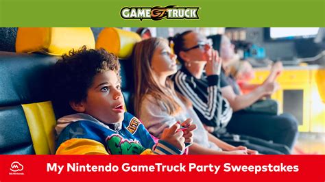 My Nintendo Gametruck Party Sweepstakes 기프트 마이 닌텐도