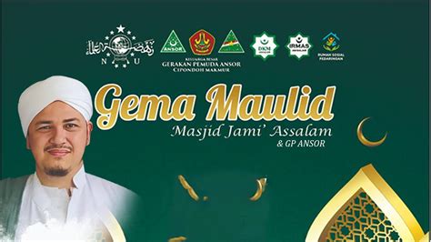 Live Gema Maulid Masjid Jami Assalam Habib Syafiq Bin Ali Ridho