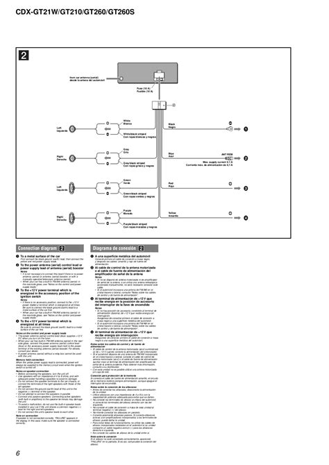 Sony Cdx Gt210 Wiring Diagram