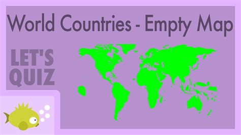 Countries Of The World With An Empty Map Quiz Free Sample Blank