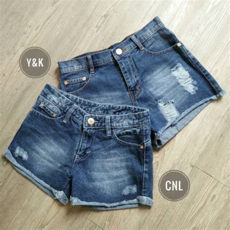 Jual RIPPED HOTPANTS JEANS Shopee Indonesia