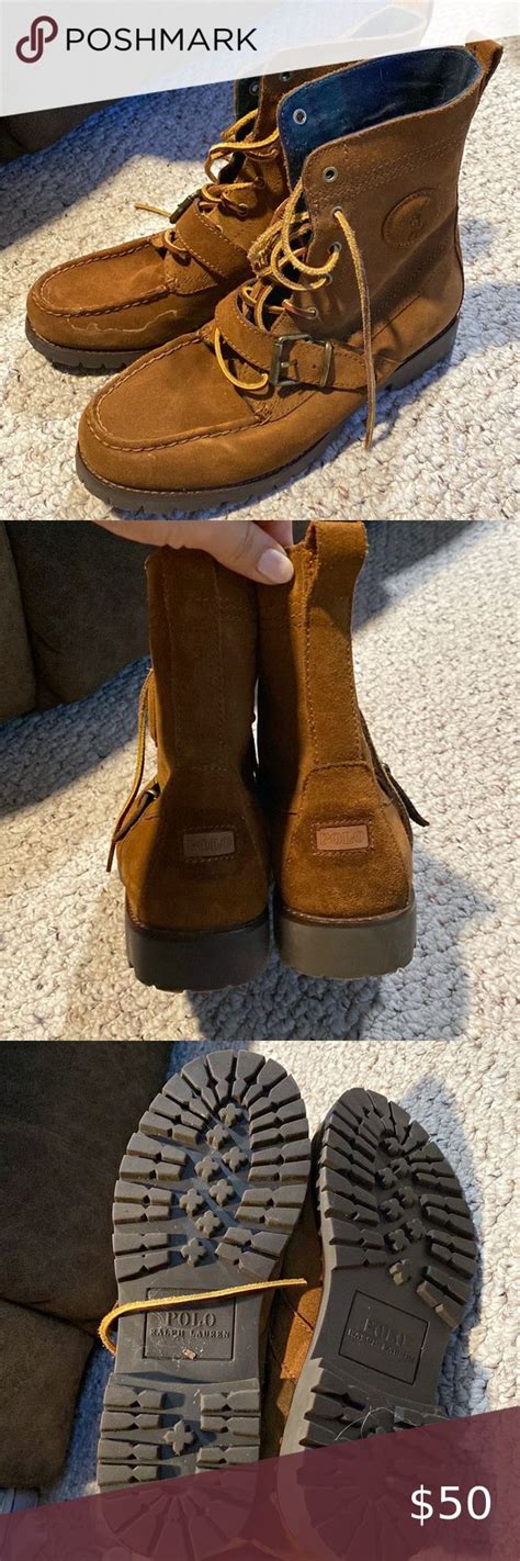 Polo Ralph Lauren Suade Boots Worn Twice Boots Ralph Lauren Worn