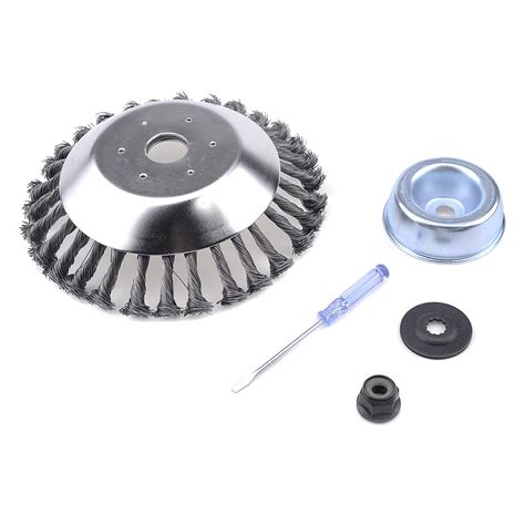 Geesatis Derusting Weeding Wheel 8 inch Wheel Brush Disc Trimmer Head ...