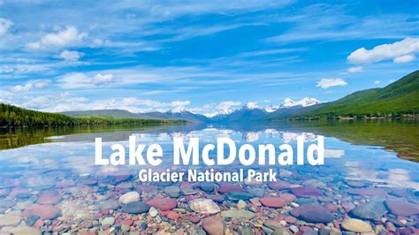 Apgar Village On Lake Mcdonald Glacier National Park Youtube