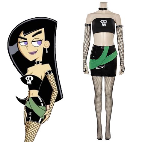 Danny Phantom Sam Manson Cosplay Costume Outfits Halloween Carnival S