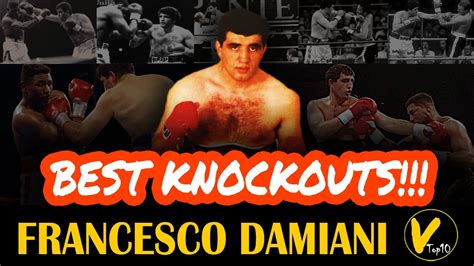 5 Francesco Damiani Greatest Knockouts YouTube