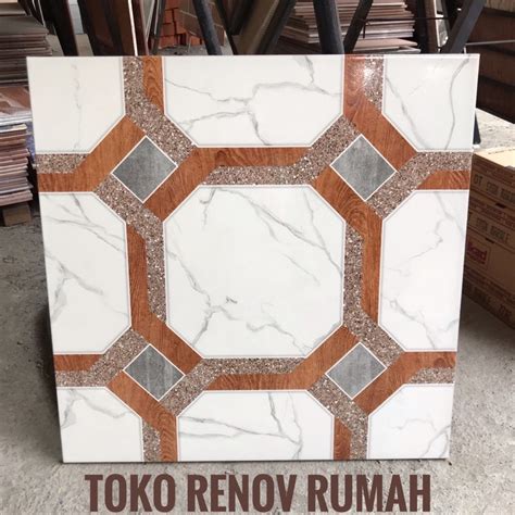 Jual Keramik Lantai 50x50 Mengkilap Putih Motif Keramik Motif Kayu