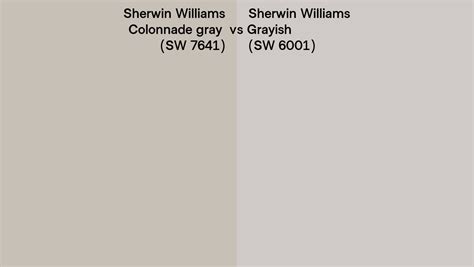 Sherwin Williams Colonnade Gray Vs Grayish Side By Side Comparison