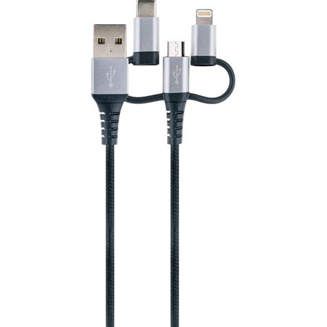 Schwaiger In Sync Und Ladekabel Usb Micro B Apple Lightning Usb