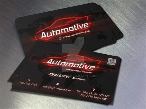 Automotive Business Cards