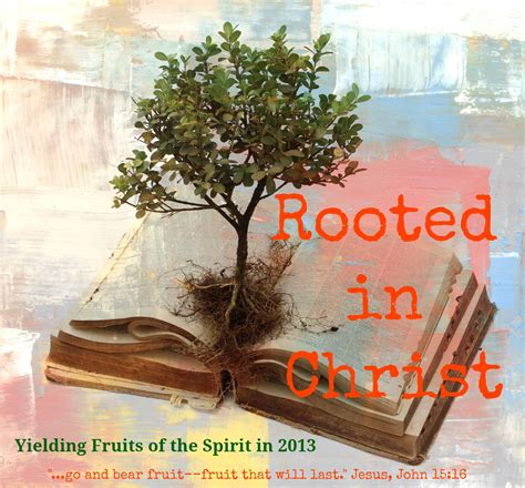 Rooted in Christ in 2013