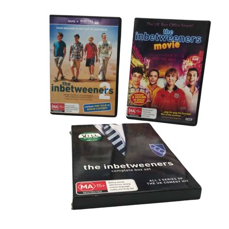 Set Of 3 Dvds The Inbetweeners Complete Box Setthe Inbetweeners Movie