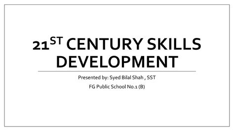 21st Century Skills Development 1pptx