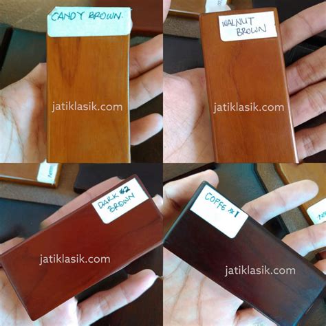 Standar Warna Finishing Kayu Jati