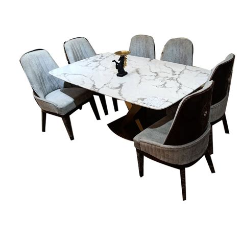 Rectangular 6 Seater Marble Dining Table At Rs 55000 Set In New Delhi