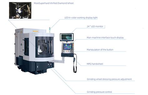 Nc Pcd Pcbn Tool Grinding Machine