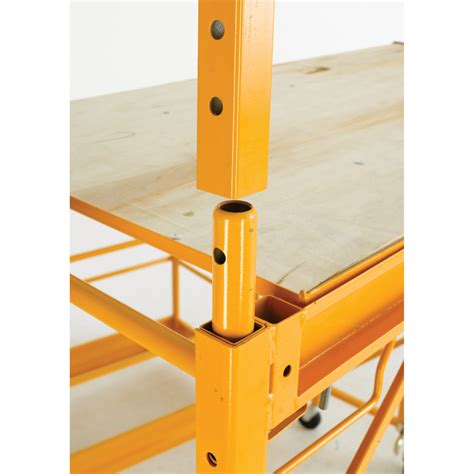 Werner SRS-72 Steel Rolling 6' Scaffold // 1000 lb load capacity - cityladderco.com