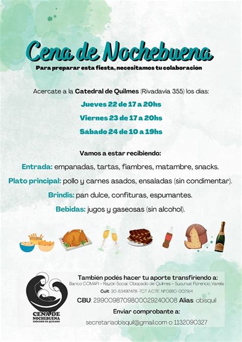 La Diócesis de Quilmes se prepara para la Cena de Nochebuena en su