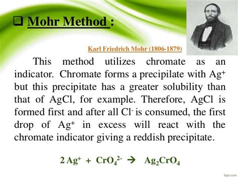 Precipitation Titration