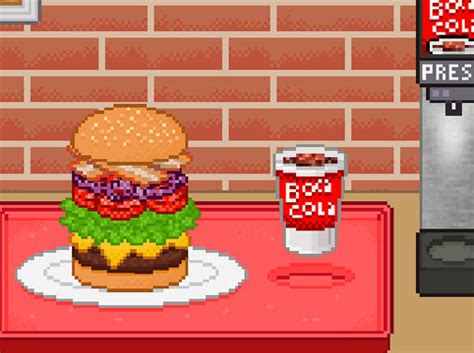 ハンバーガーを料理するお仕事ゲーム【ultra Pixel Burgeria】 ｜ 無料ゲームnet