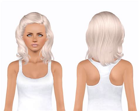 Newsea`s Uproar Hairstyle Retextured By Plumblobs Sims 3 Hairs