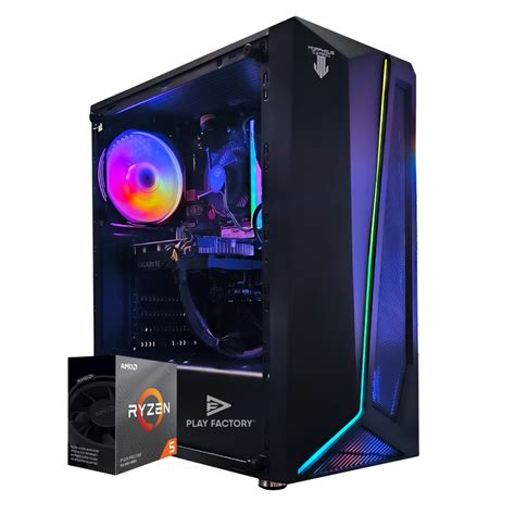 PC Gamer AMD Ryzen 5 5500 RTX 6500 XT 16GB 500GB SSD A520