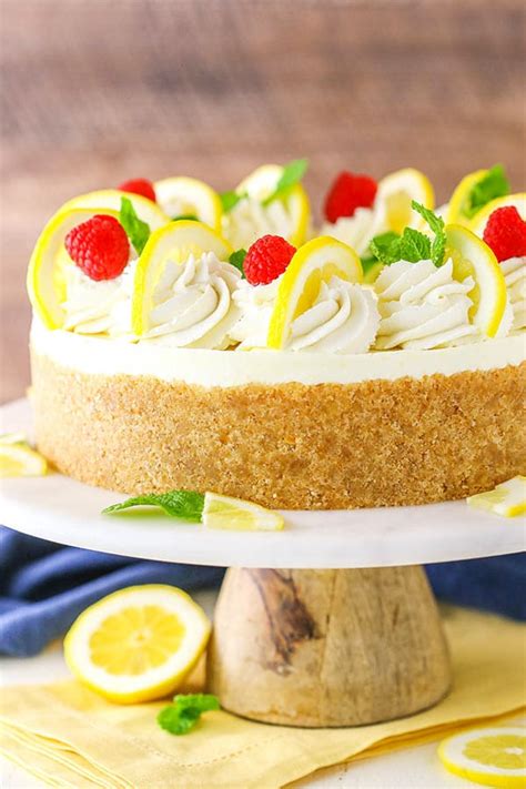 No Bake Lemon Cheesecake Recipe Easy No Bake Cheesecake